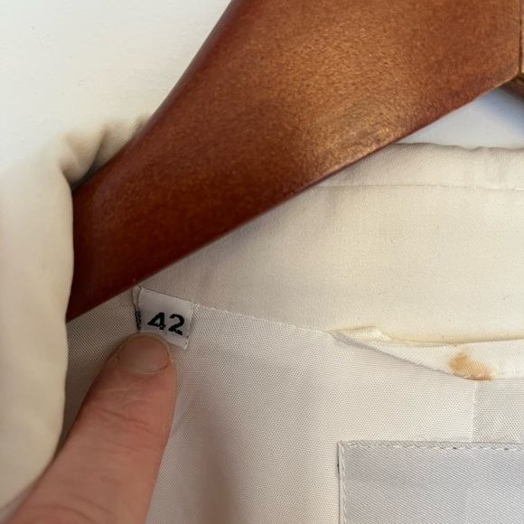 Costume National Women's White Blazer size 42 - Picture 5 of 7